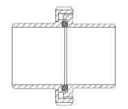  Пищевое соединение DIN 11864-1 Form A            BS 4825 Part 5 