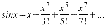 Разложение sinx в ряд Маклорена (=Макларена) Разложение sinx в ряд Маклорена (=Макларена)