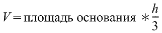Пирамида. Объем.