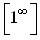 Непределенность вида единица в степени бесконечность