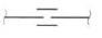 Условное графическое изображение на схемах. Муфтовое резьбовое соединение труб. Значок на чертежах. Код обозначения 2.6.03.